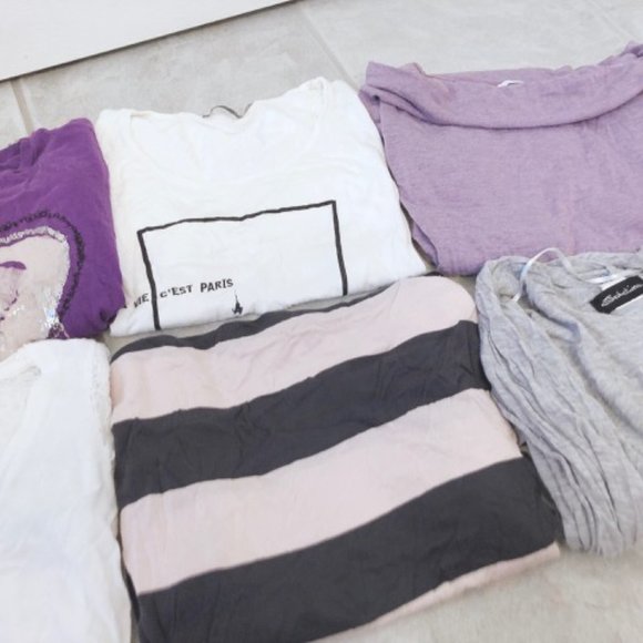 4 Top Bundle Short Sleeve Long Sleeve Cardigan (Size Small) - Picture 3 of 3